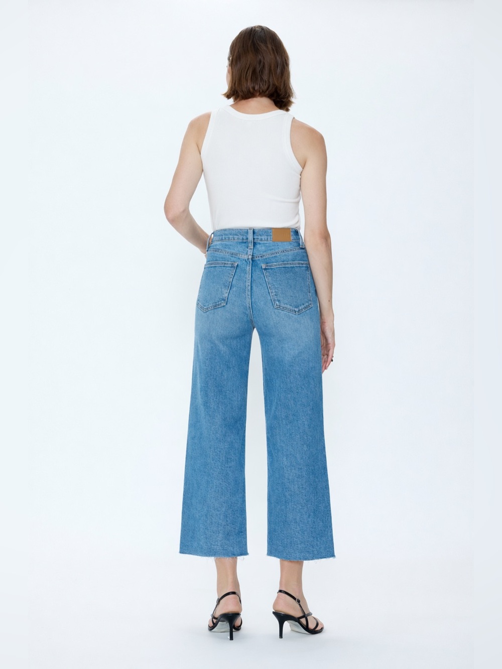 NWOT Pistola LANA CROP HIGH RISE ULTRA WIDE LEG JEAN - Picture 3 of 7